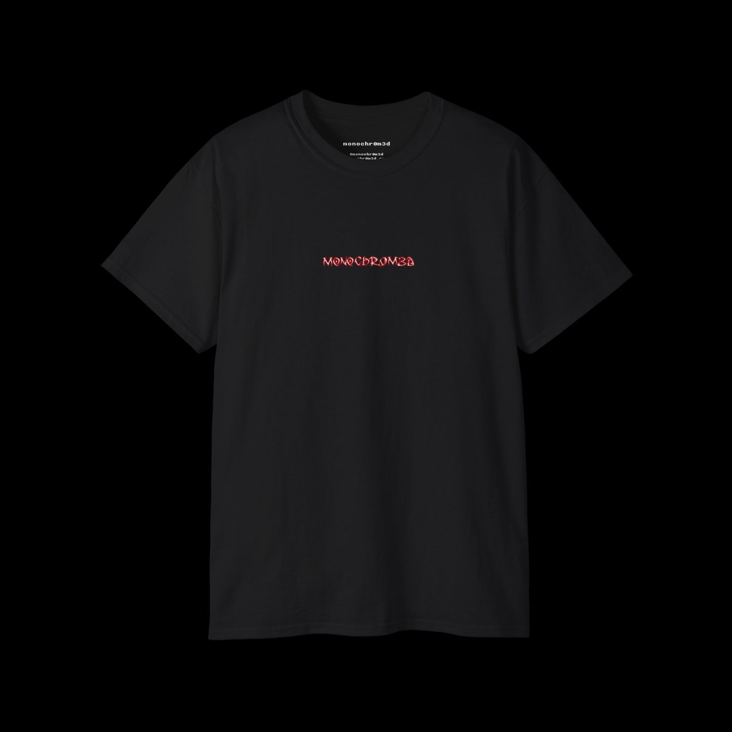 'monochr0m3d Red' Tee