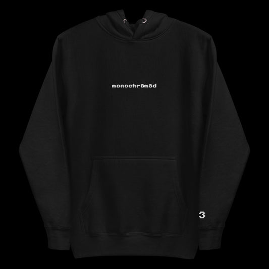 'monochr0m3d' Hoodie